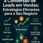Imagem ilustrativa com estratégias para aumentar a conversão de leads em vendas.