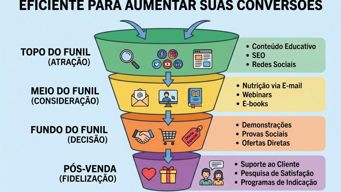 Como Montar um Funil de Vendas Eficiente para Aumentar Suas Conversões